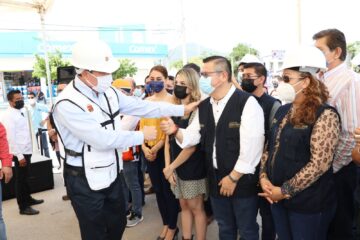 Escandón da inicio a obra del paso a desnivel en el libramiento Sur