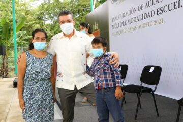 En Palenque, inaugura Escandón  Centro de Atención Múltiple Modalidad Escuela