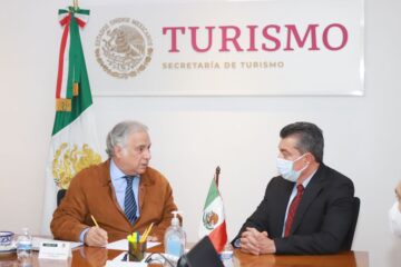 Se reúne Escandón con el secretario de Turismo, Miguel Torruco