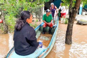 Lluvias afectan a familias  de 25 municipios de Chiapas