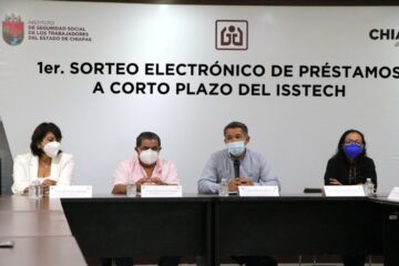 Realizan Primer Sorteo Electrónico de Préstamos a Corto Plazo del ISSTECH