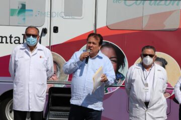En Villaflores se instala Caravana de la Salud