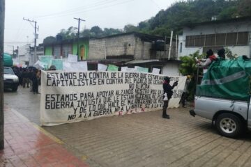 Marchan zapatistas en seis municipios de Chiapas