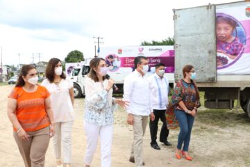En Palenque, encabeza REC el inicio de la operación de Programas Alimentarios 2022