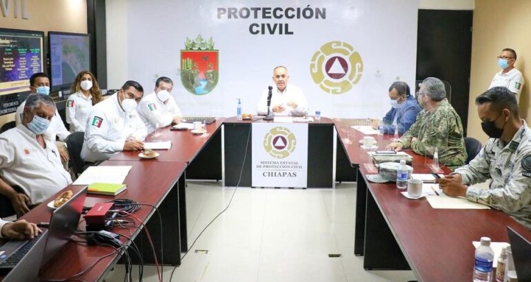 Refuerzan en Chiapas acciones de reducción de riesgos ante la temporada de lluvias