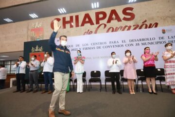 Encabeza Rutilio Escandón arranque de los Centros para el Desarrollo de las Mujeres en 35 municipios