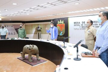 Pide Rutilio Escandón extremar precauciones ante presencia de lluvias por onda tropical No. 8