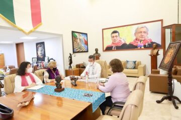 Se reúne Rutilio Escandón con comisionada relatora sobre Derechos de los Pueblos Indígenas de la CIDH