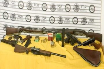 FGR inicia carpeta de investigación por aseguramiento de armas y cartuchos en Chiapas.