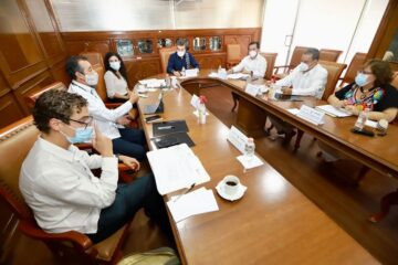 Rutilio Escandón y Luisa María Acalde evalúan avances de la nueva Reforma Laboral en Chiapas