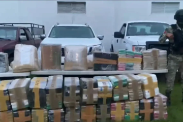 Aseguran en Chiapas casi una tonelada de cocaína