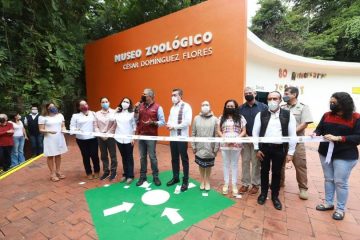 Inaugura Rutilio Escandón rehabilitación de las instalaciones del Zoológico Miguel Álvarez del Toro