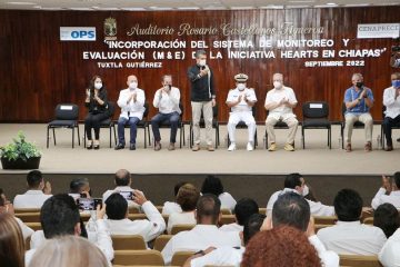Encabeza Rutilio Escandón incorporación del Sistema de Monitoreo y Evaluación de la Iniciativa Hearts en Chiapas