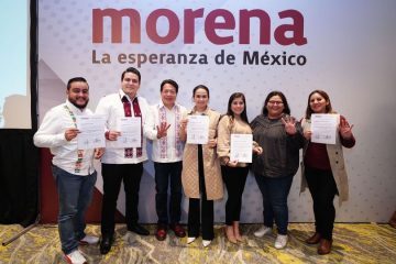 Recibe Carlos Molina nombramiento como presidente de Morena Chiapas
