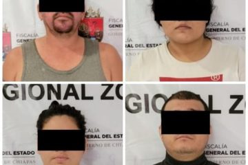 Detiene Fiscalía de Chiapas a cuatro implicados en delito de encubrimiento en Tapachula