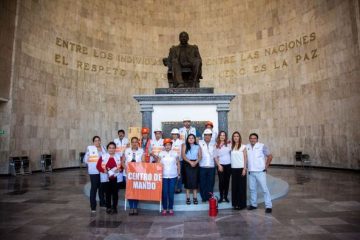 Participa Congreso del Estado en simulacro 2022