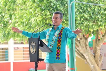En San Fernando, Rutilio Escandón inaugura aulas y el Parque Central