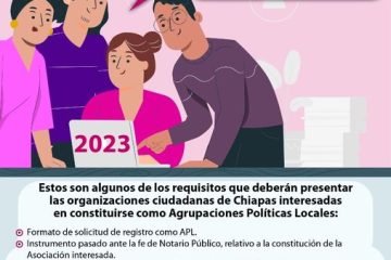 Inicia IEPC plazo de registro para que organizaciones ciudadanas presenten solicitud para constituirse como Agrupaciones Políticas Locales