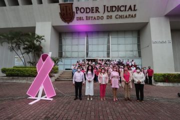 Realiza Voluntariado del Poder Judicial acciones para sensibilizar la Lucha Contra el Cáncer de Mama