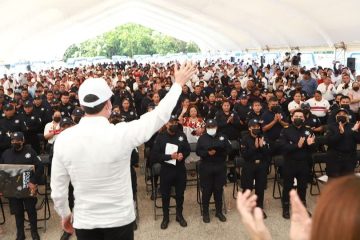 Rutilio Escandón y Clara Flores constatan inversión para fortalecer la seguridad y justicia en Chiapas