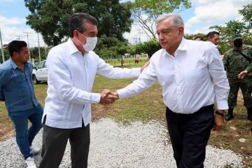 Asiste Rutilio Escandón a reunión sobre avances del Tren Maya, encabezada por el presidente AMLO