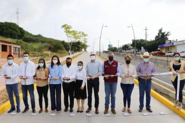 Inaugura Rutilio Escandón la pavimentación del Bulevar Rodulfo Figueroa, en Cintalapa