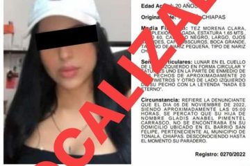 Localiza SSyPC a mujer con reporte de persona no localizada en Tonalá