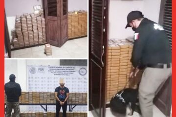 En cateo FGR asegura más de 500 paquetes de cocaina en Chiapas
