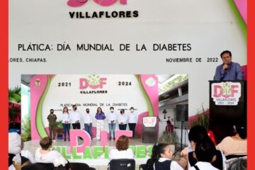 DIF Villaflores realiza pláticas en el Día Mundial de la Diabetes