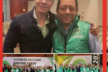 Participa Llaven Abarca en Asamblea Nacional del Partido Verde Ecologista de México