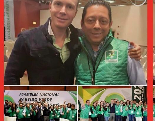Participa Llaven Abarca en Asamblea Nacional del Partido Verde Ecologista de México