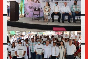 Pepe Cruz y Mariano Rosales en Cintalapa encabezan acciones de salud