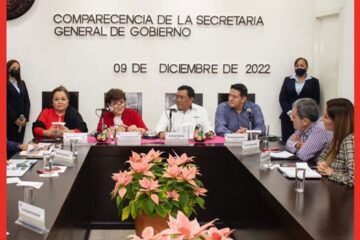 Comparece secretaria de Gobierno en Congreso del Estado