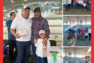 Asiste Tony Orozco a la XXV Muestra Regional Ovina en las instalaciones de la Feria Chiapas