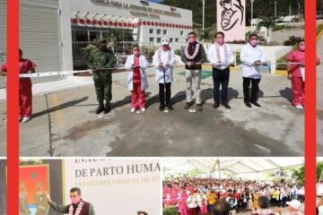 En Villaflores, inaugura Rutilio Escandón quinta Clínica para la Atención de Parto Humanizado de la entidad