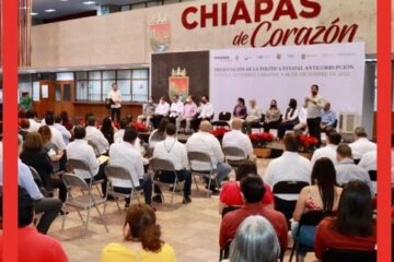 Participa Rutilio Escandón en presentación de la Política Estatal Anticorrupción