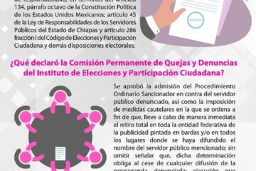Sancionan a funcionario