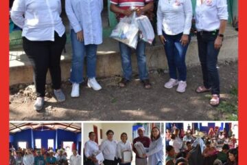 El Voluntariado del DIF Villaflores entrega apoyos en comunidades rurales