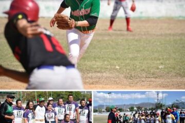 Zoé Robledo inaugura primera Clínica de Béisbol en el estadio “Panchón Contreras” de Tuxtla Gutiérrez