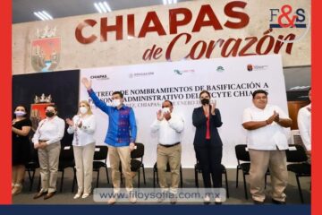 Entrega Rutilio Escandón 95 nombramientos de basificación a personal del CECyTE Chiapas