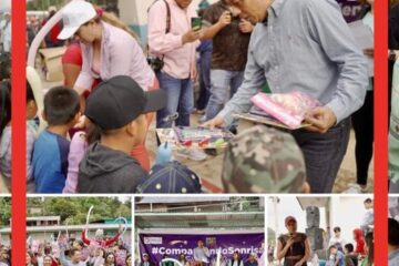 Festeja Llaven Abarca Día de Reyes con niñas y niños chiapanecos