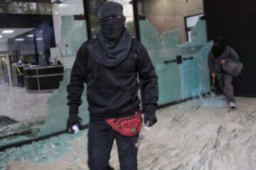 Así fue la marcha contra la presencia de la Guardia Nacional en el Metro CDMX