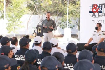 Rutilio Escandón inaugura rehabilitación de la Comandancia de Seguridad Pública y Tránsito de Tuxtla Gutiérrez