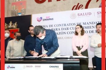 Atestigua Rutilio Escandón firma de mandato para garantizar derecho alimentario a la niñez y juventud
