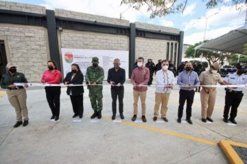 Rutilio Escandón inaugura primera etapa del edificio de la Dirección General de la Policía Especializada de la FGE