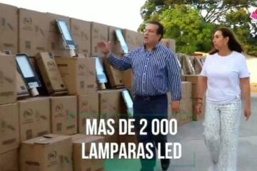 En Villaflores se instalan luminarias para brindar seguridad y confianza a los habitantes