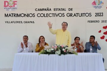 Villaflores realizó Campaña de Matrimonios Colectivos 2023