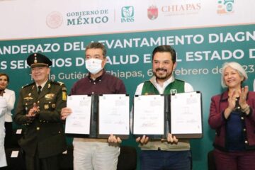 Rutilio Escandón y Zoé Robledo dan inicio a la Estrategia de Federalización hacia el nuevo Sistema de Salud