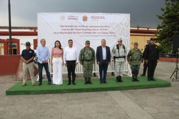 Grupo Interinstitucional fortalece acciones a través del Operativo Fuerza de Tarea Regional de la Séptima Región Militar en San Cristóbal de Las Casas