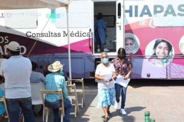 La Caravana de la Salud está instalada en Villaflores